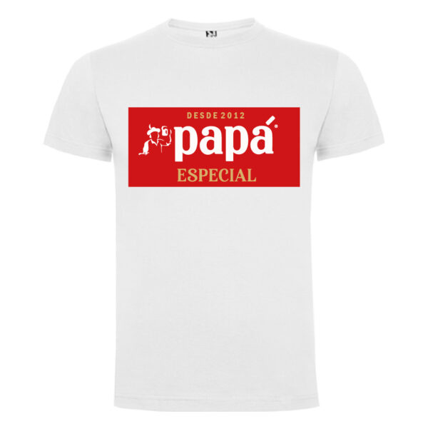 Camiseta blanca Super Papa - Día del Padre (copia)